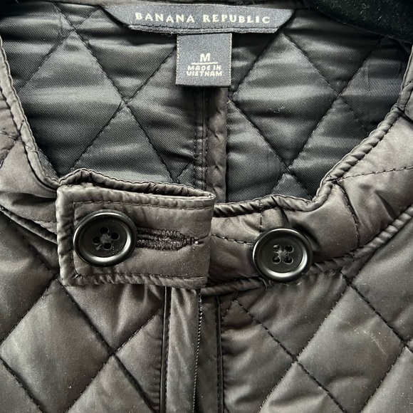 Banana Republic Black Puffy Jacket - Picture 4 of 6